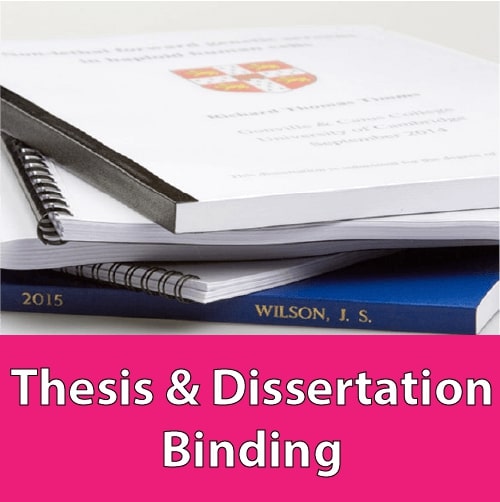 Dissertation Binding Manchester